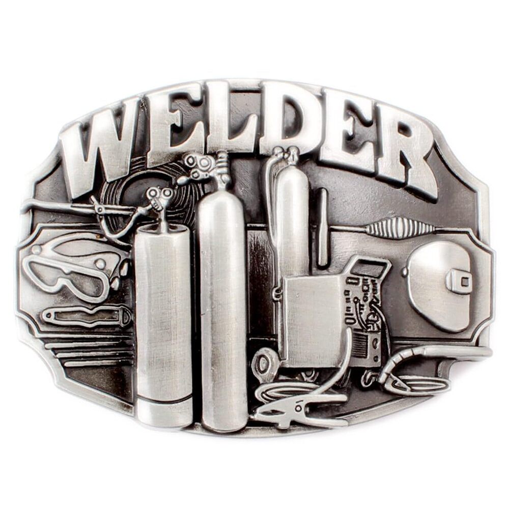 6300 Welder Belt Buckle Western Cowboy Cowgirl American Workers WDR1